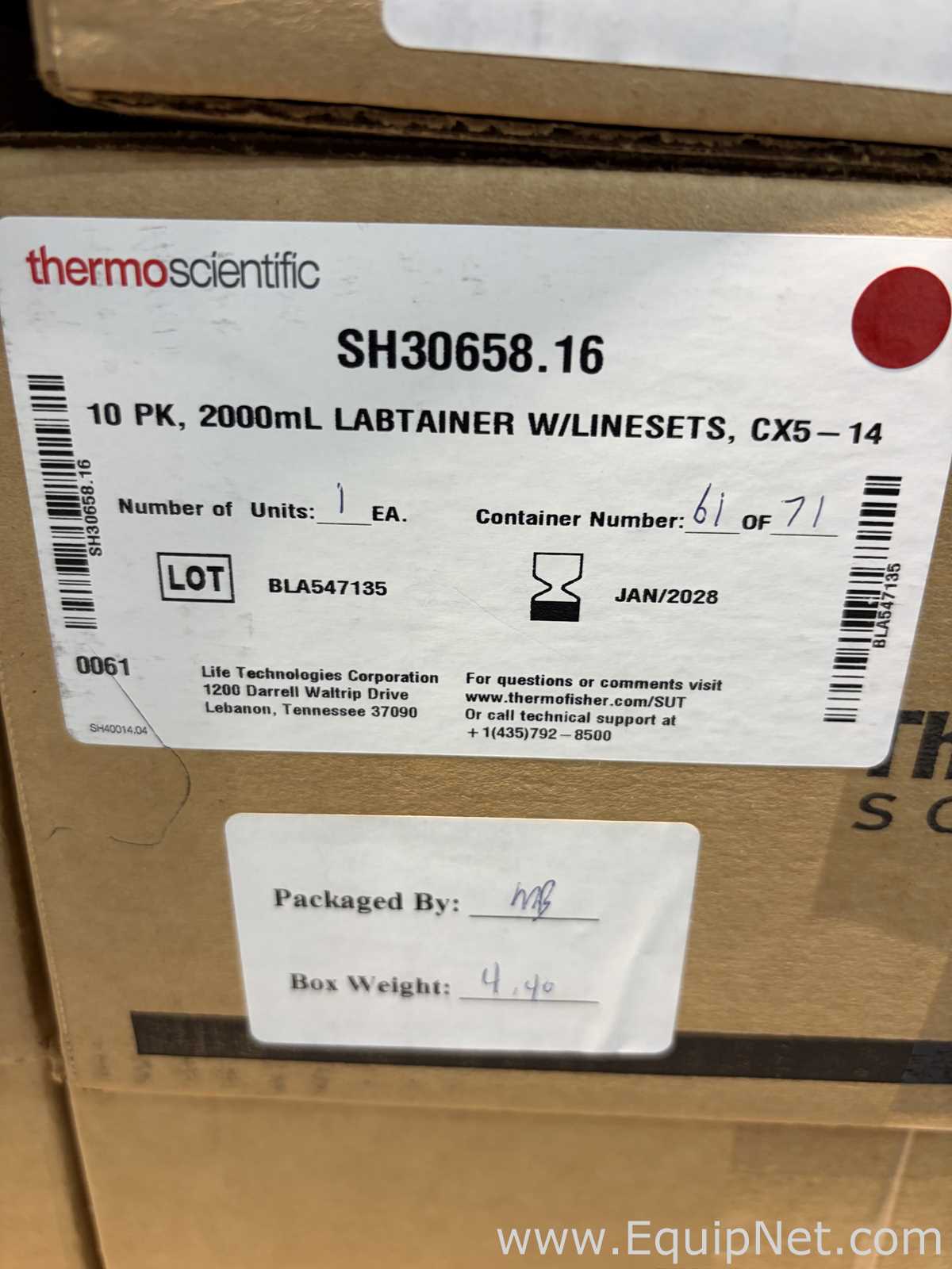 Pallet of Consumables
