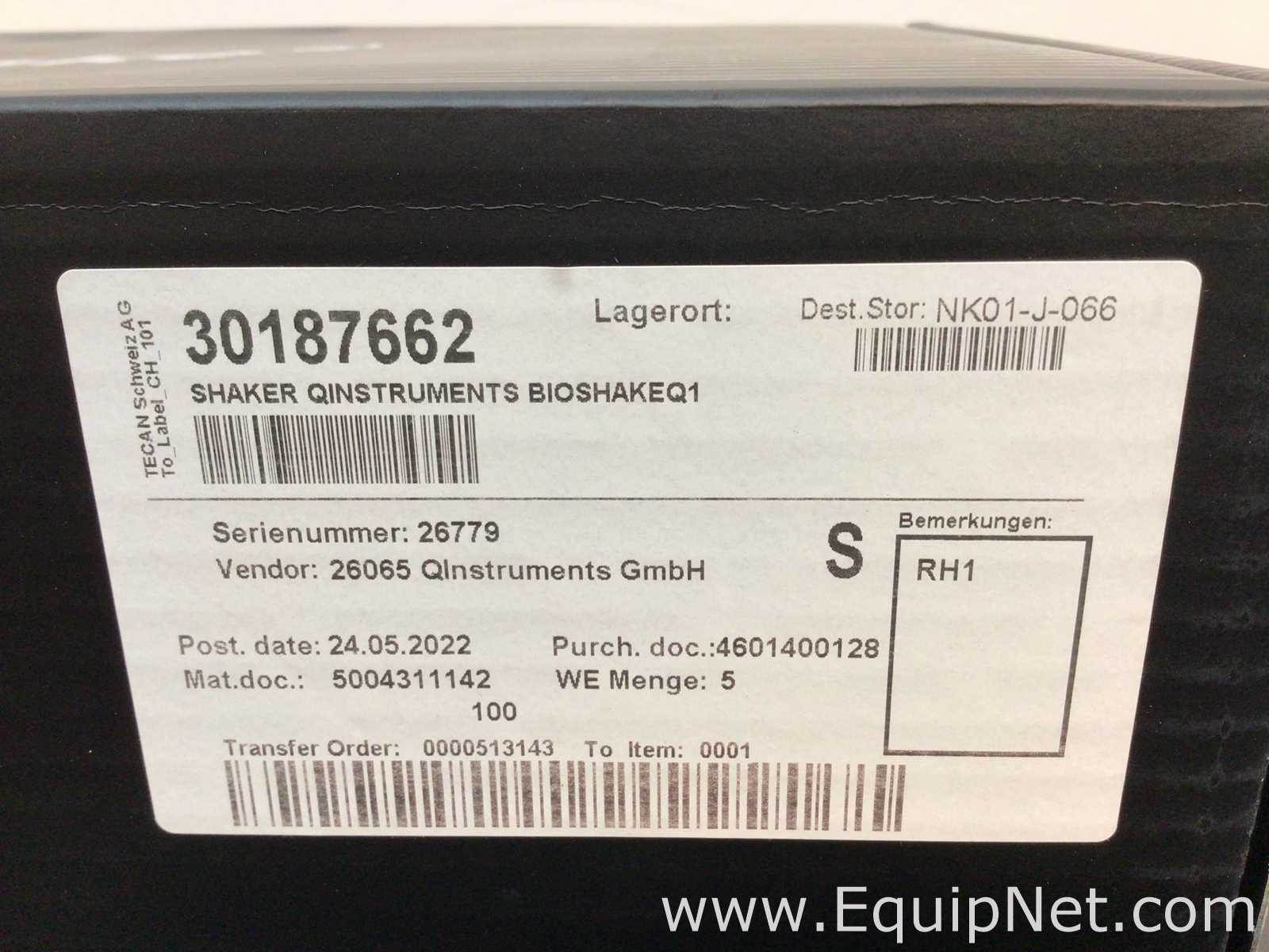 Unused Qinstruments BioShake Q1 Microplates Shaker