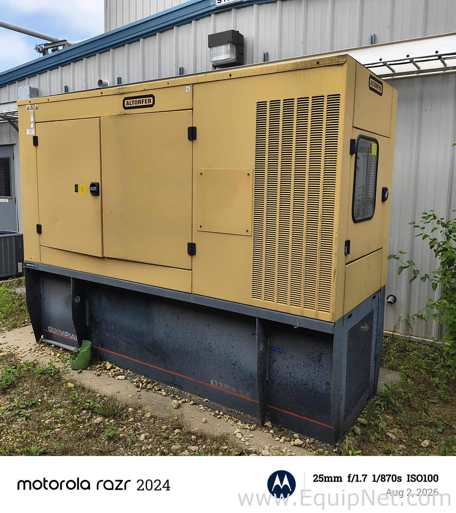 Olympian D125P1 Standby Diesel Generator