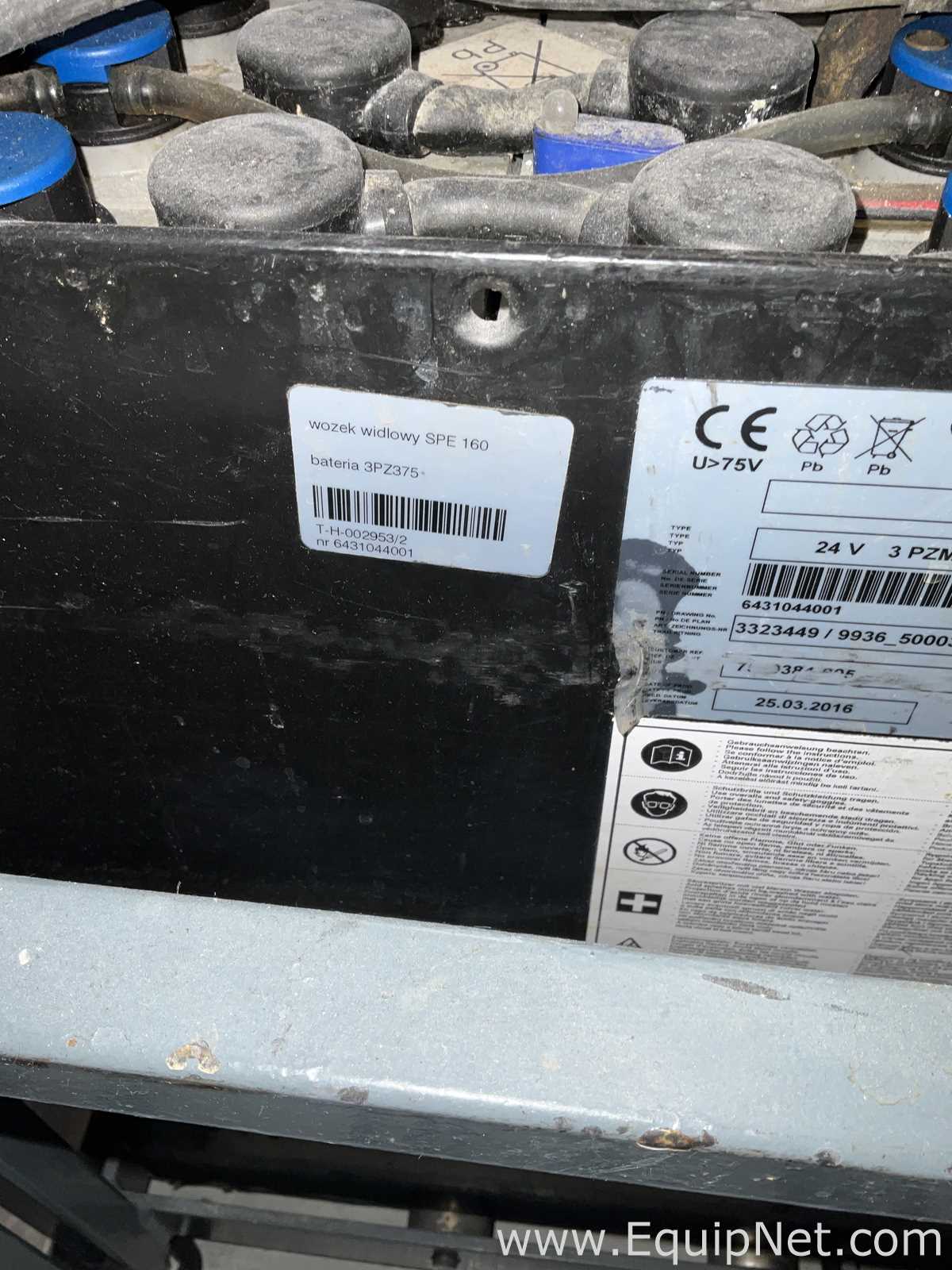 Hawker GmbH 24V 3PZM375 Fork Lift Battery