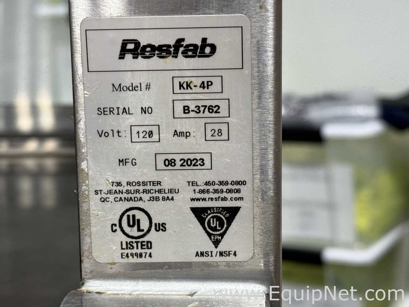 Maquinaria para Proceso de Alimentos Resfab KK-4P