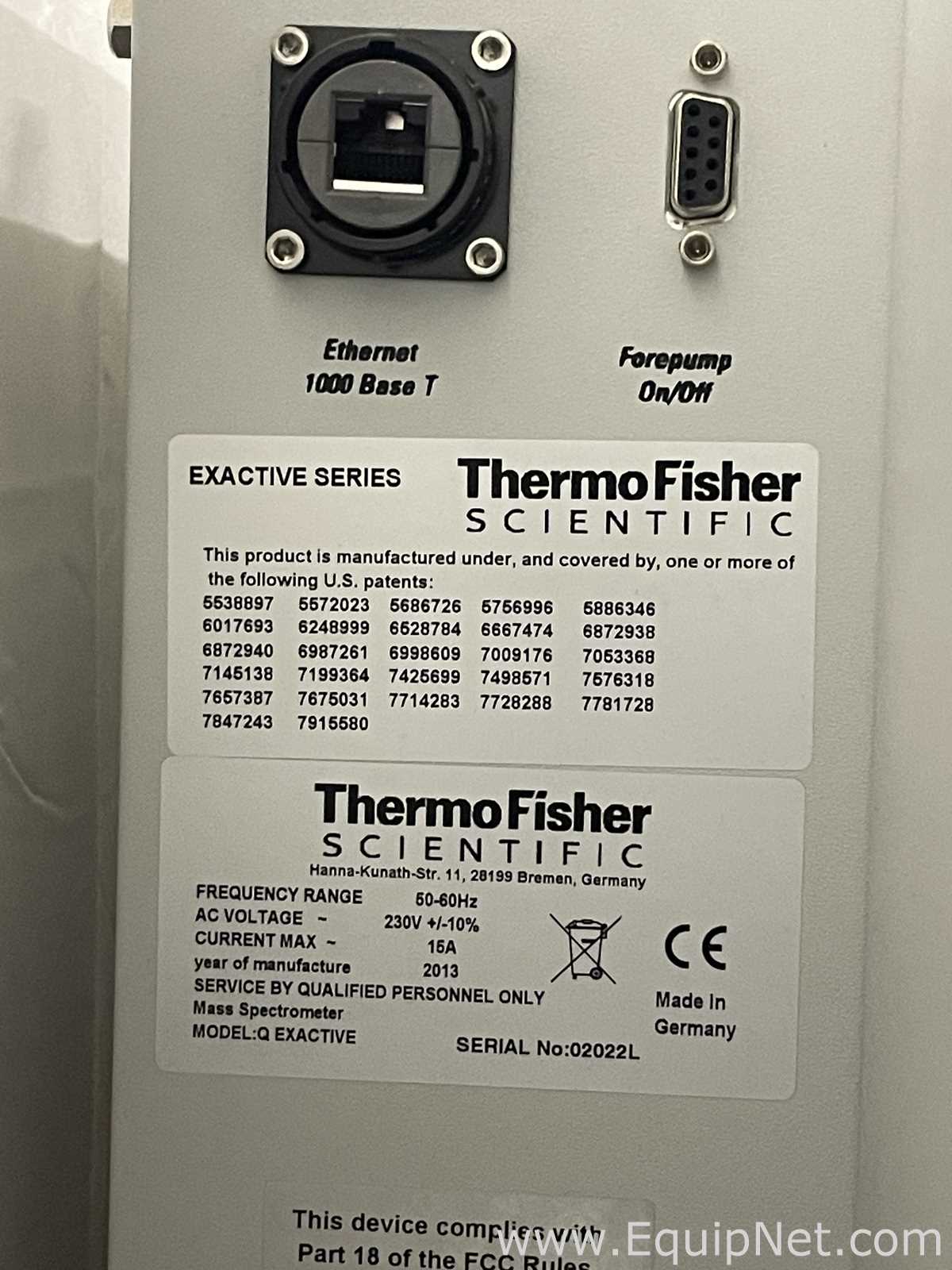 Thermo Scientific Q Exactive Orbitrap Mass Spectrometer with Ultimate 3000 UHPLC System