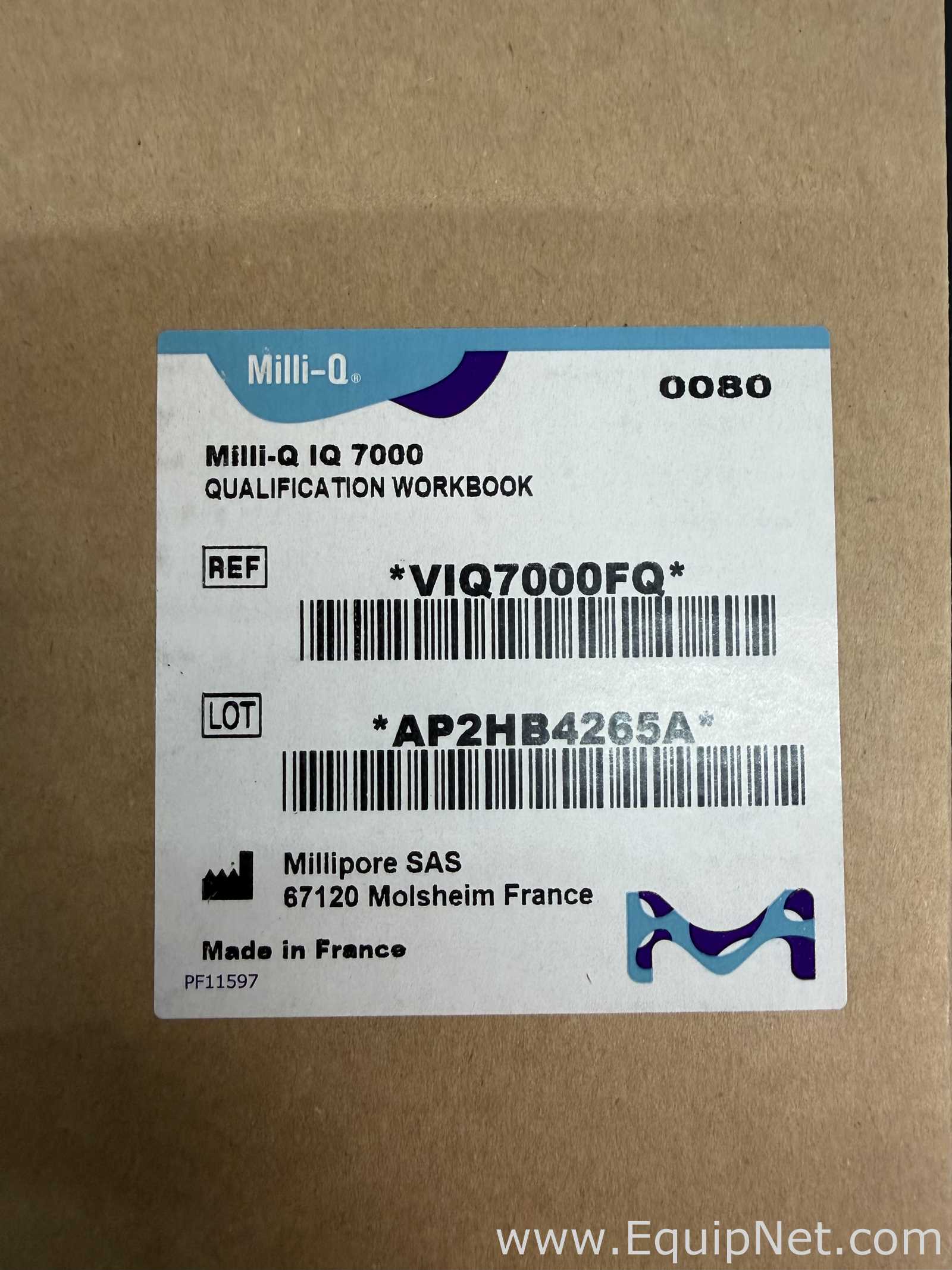 Unused Millipore Milli-Q IQ 7000 Laboratory Water Purification System With Accessories