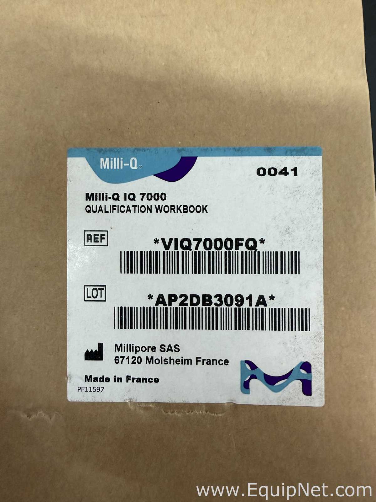 Sistema de Purificación y Destilación de Agua Millipore Milli-Q IQ 7000. Sin usar