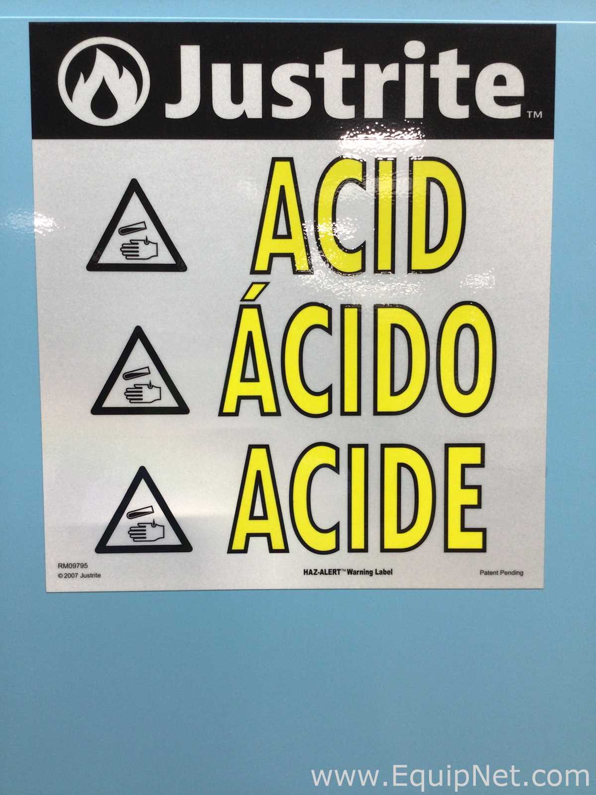 JustRite Sure-Grip EX Acid And Corrosive Storage Cabinet
