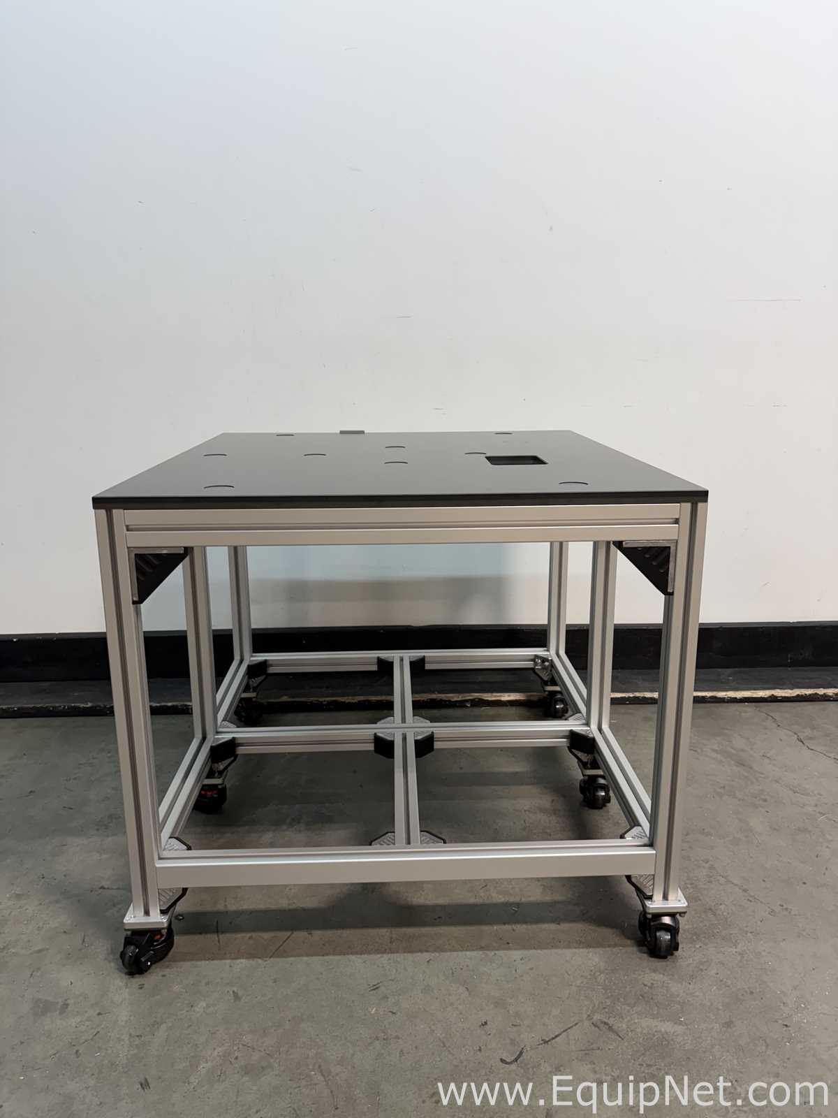 Work Bench With Egrotron Styleview Sit Stand Combo Arm