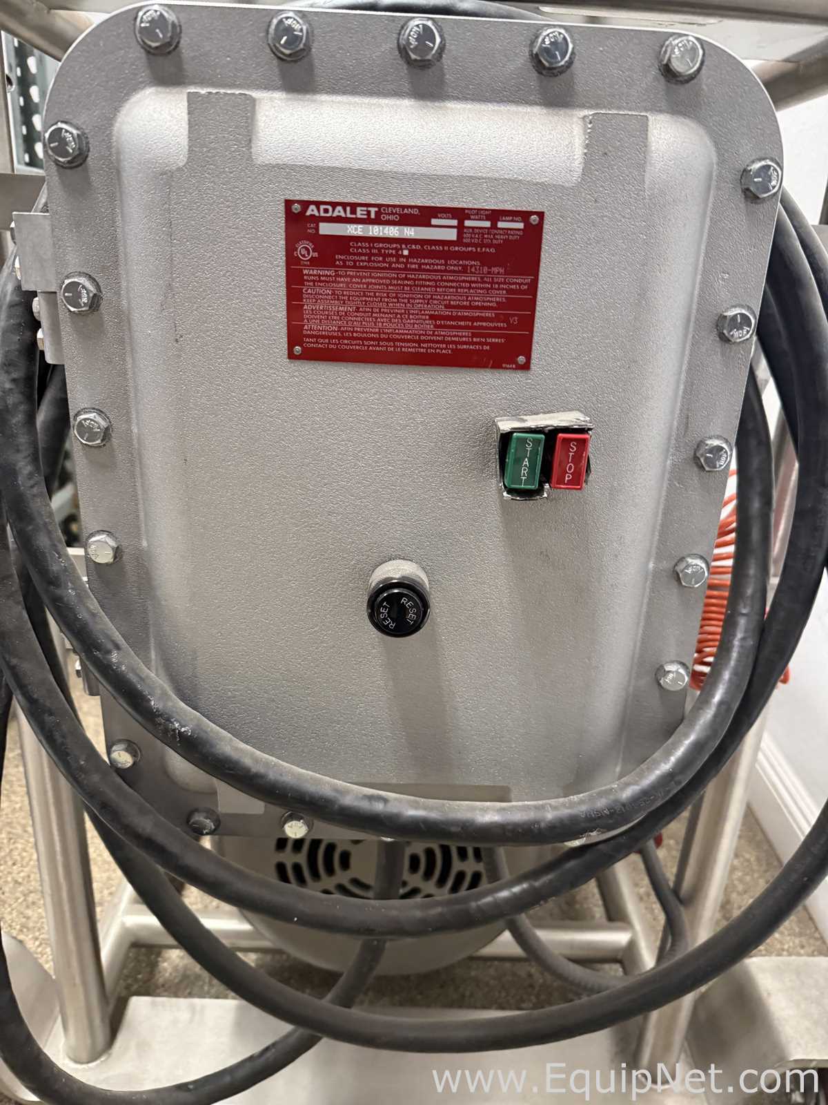 Ampco Pumps Co. Powder Blender with P1-V520-280TSC Sanitary Centrifugal Pump 25/20 HP XP