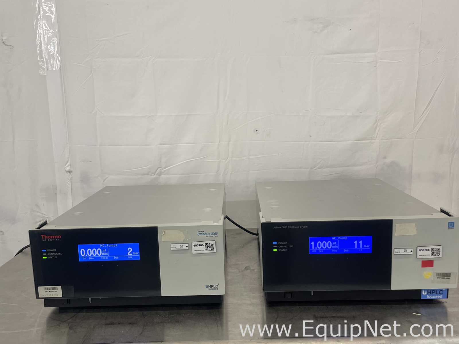 Lot of 2 Thermo Fisher Scientific NCP-3200 RS Nano/Cap Pump HPLC Components