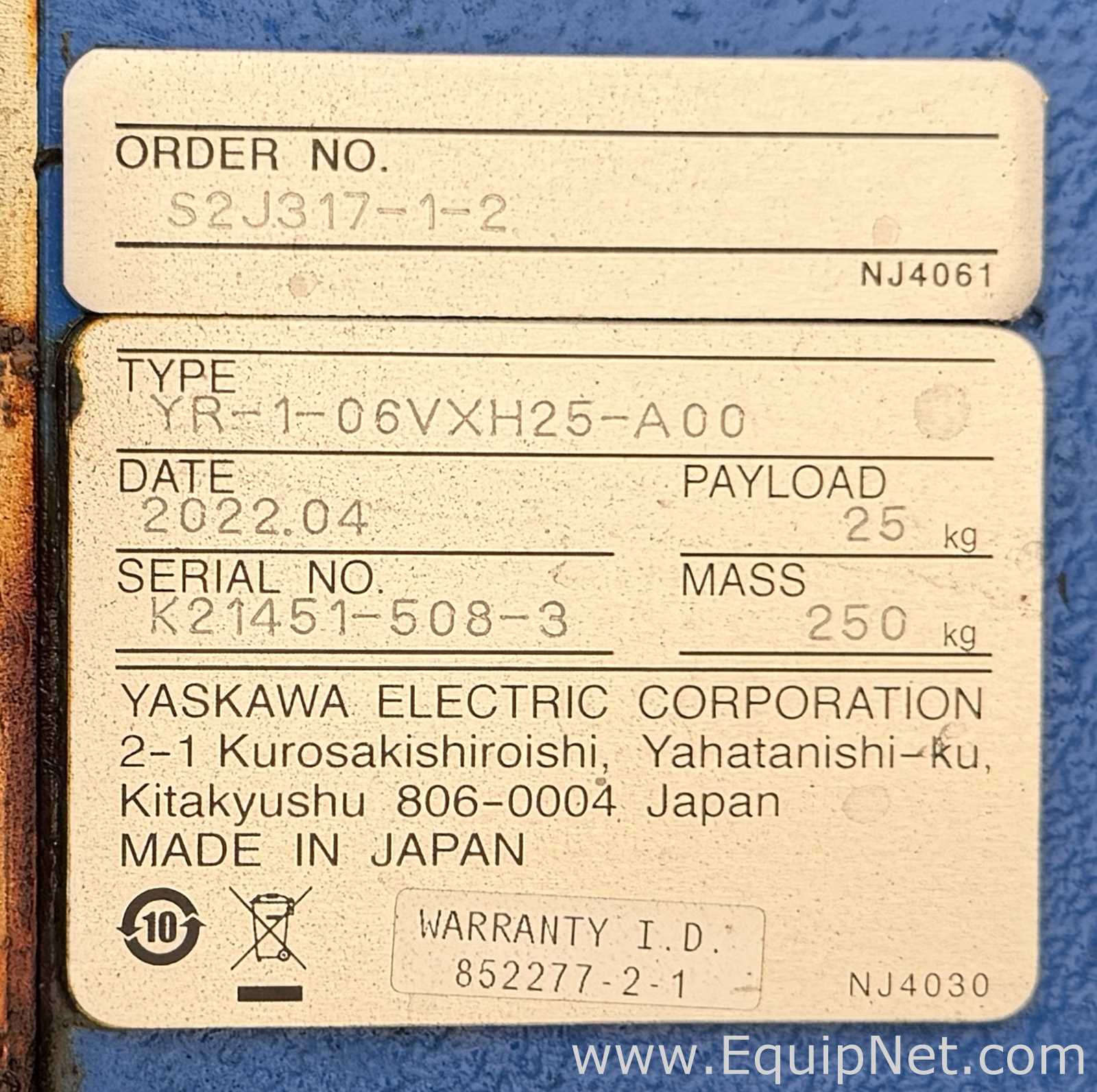 Robótica Yaskawa Motoman GP25