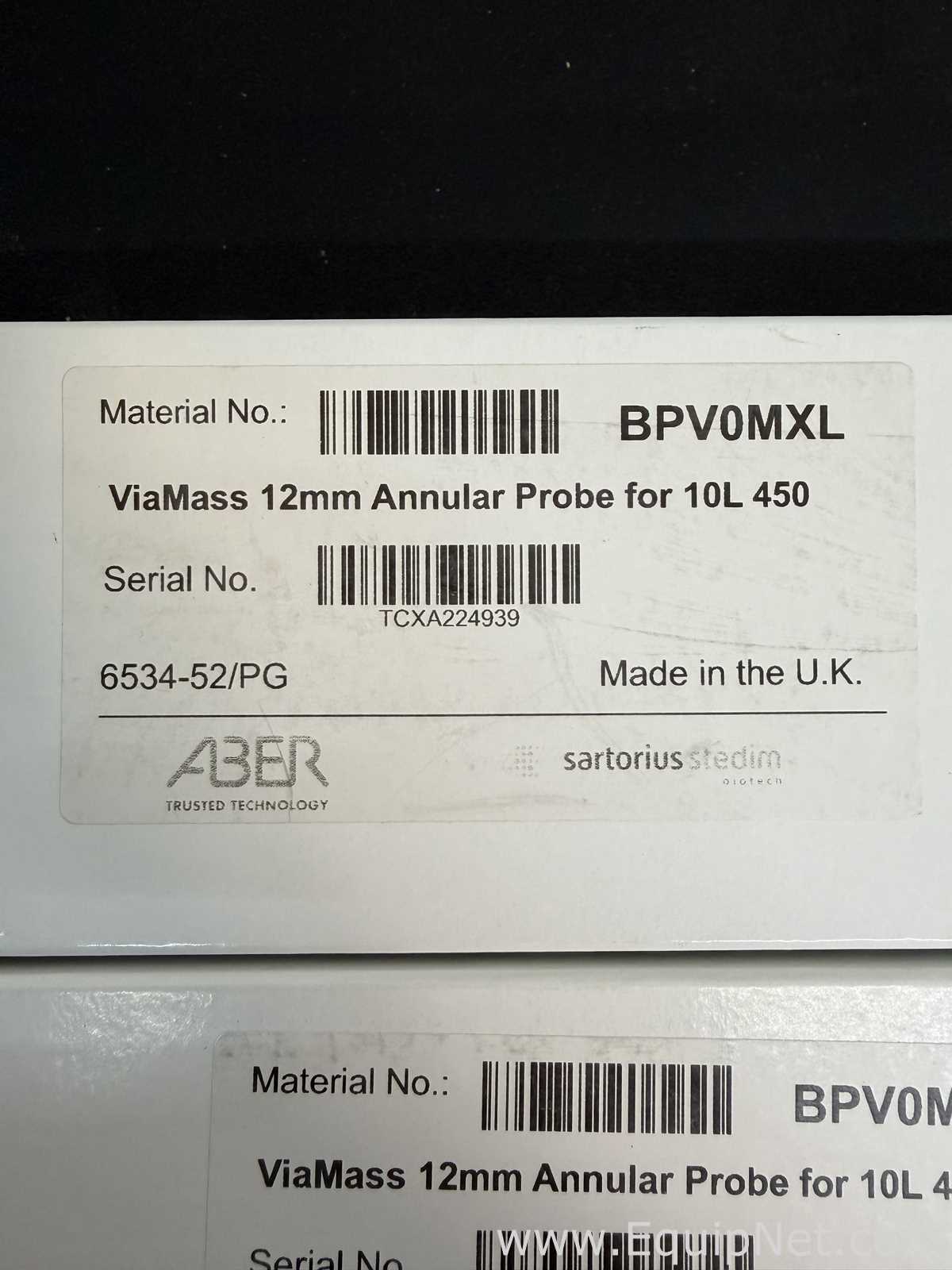 Lote de  Biorreactor Sartorius 