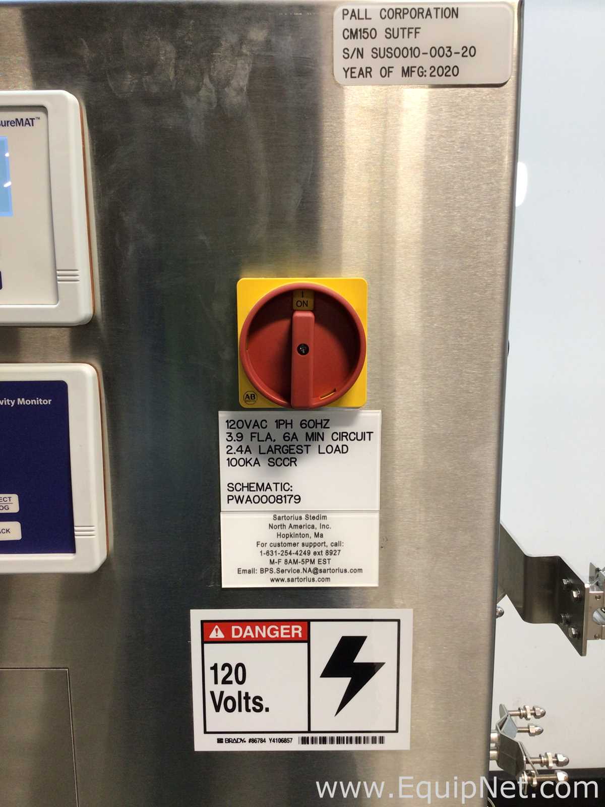 Pall Corporation CM150 SUTFF Single Use Tangential Flow Filtration System
