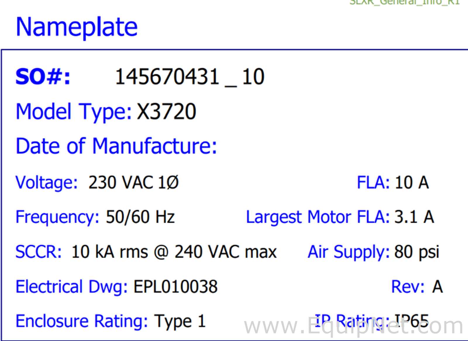 Unused Mettler Toledo X3720 X-ray Inspection System