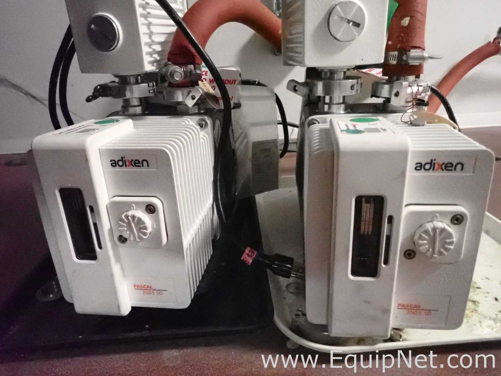 lote de  2 Bomba a Vácuo Adixen Vacuum Products Pascal 2005SD