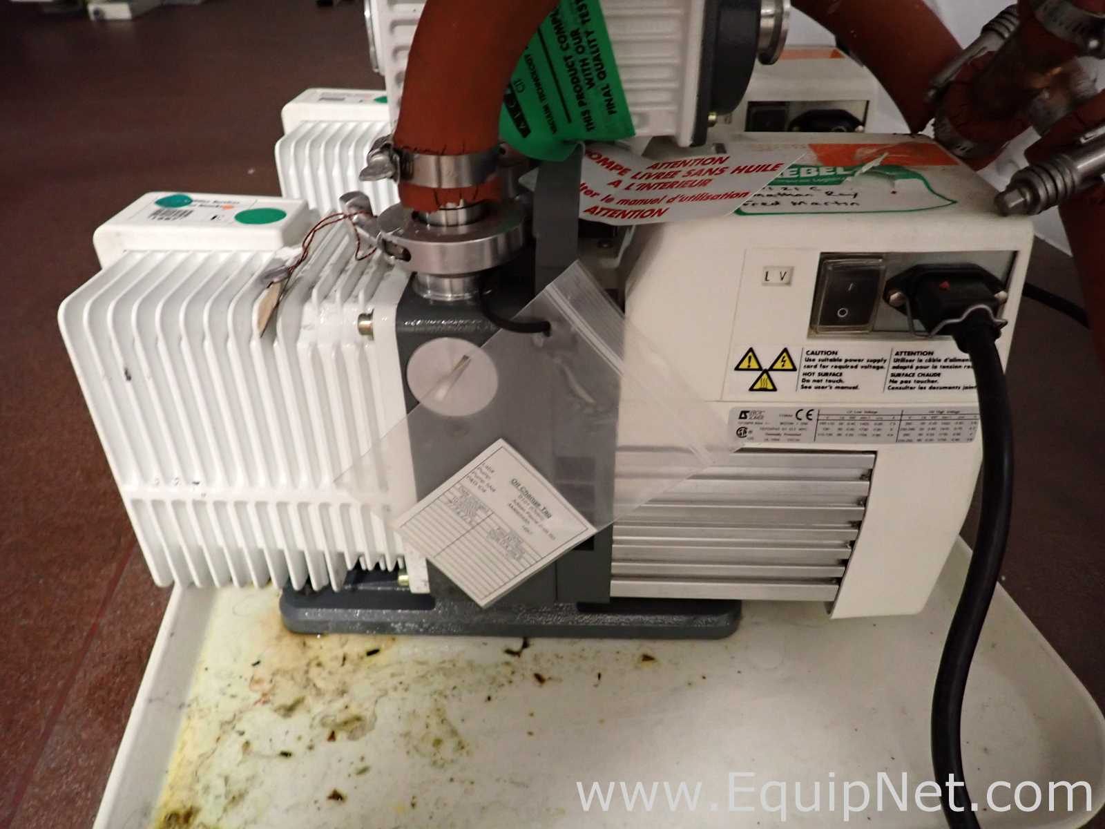 lote de  2 Bomba a Vácuo Adixen Vacuum Products Pascal 2005SD