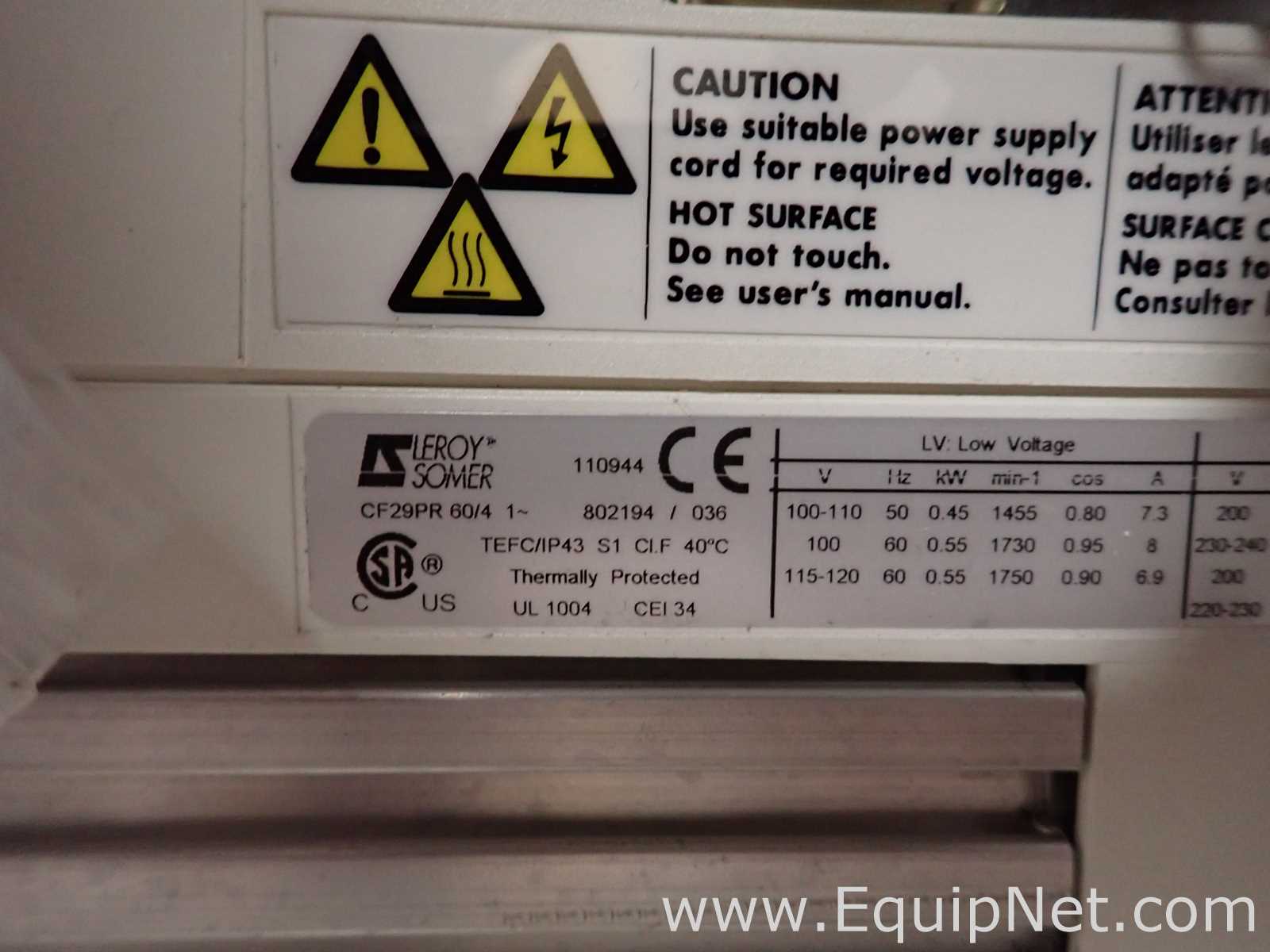 lote de  2 Bomba a Vácuo Adixen Vacuum Products Pascal 2005SD