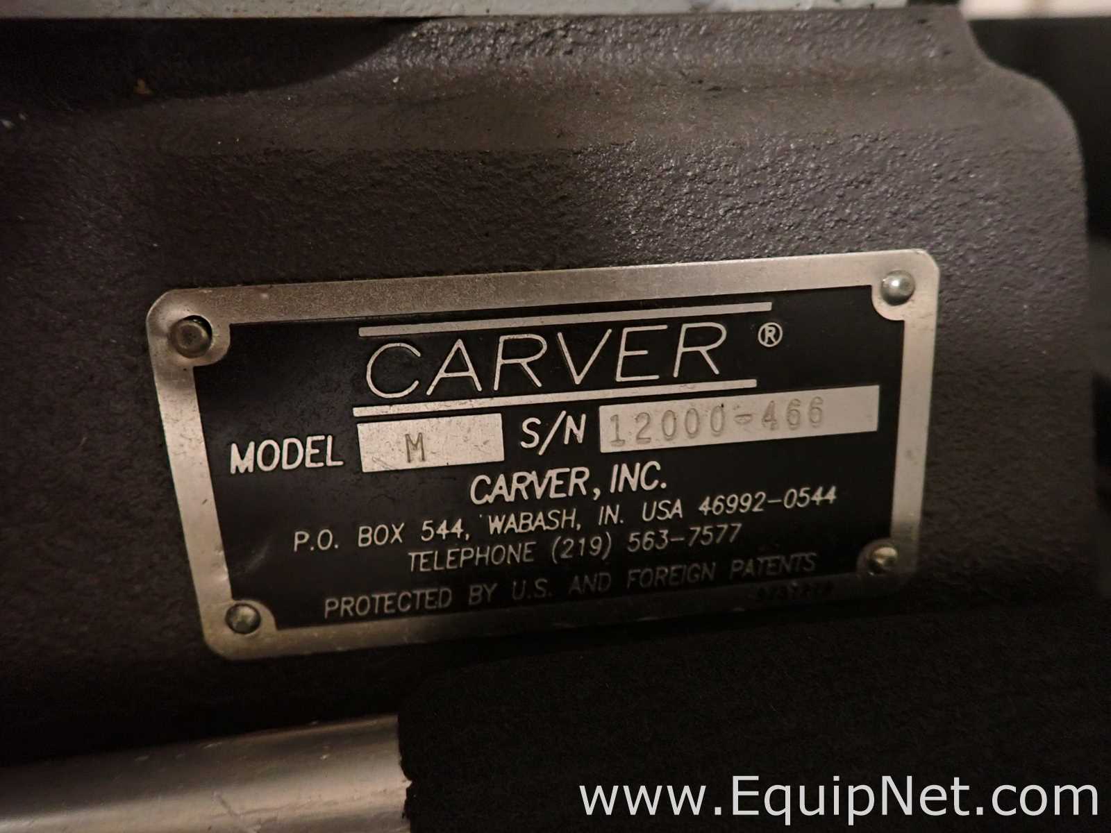 Carver Model M Hydraulic Press
