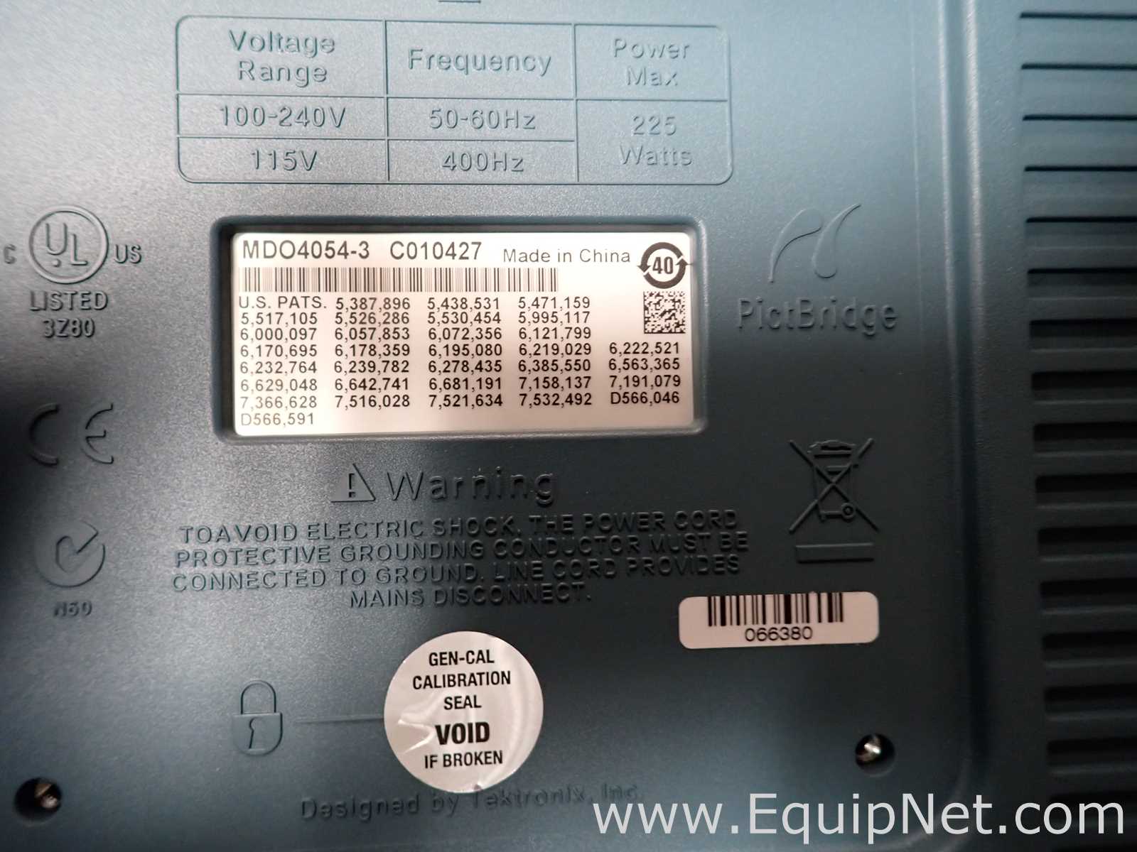 Tektronix Inc. MDO4054-3 Mixed Domain Oscilloscope