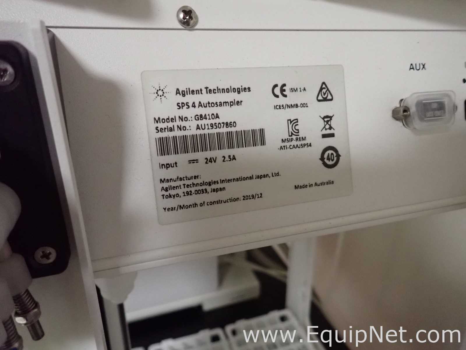 Agilent Technologies 5100 ICP-OES Optical Emissions Spectrometer with SPS 4 Autosampler