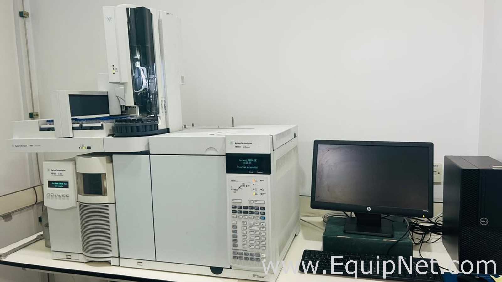 Agilent GC7890A Gas Chromatograph With MSD5975 ALS7693 PC Software Masshunter