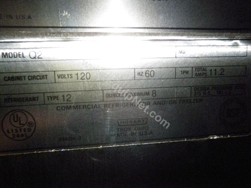 Hobart Q2 Commercial Refrigerator 
